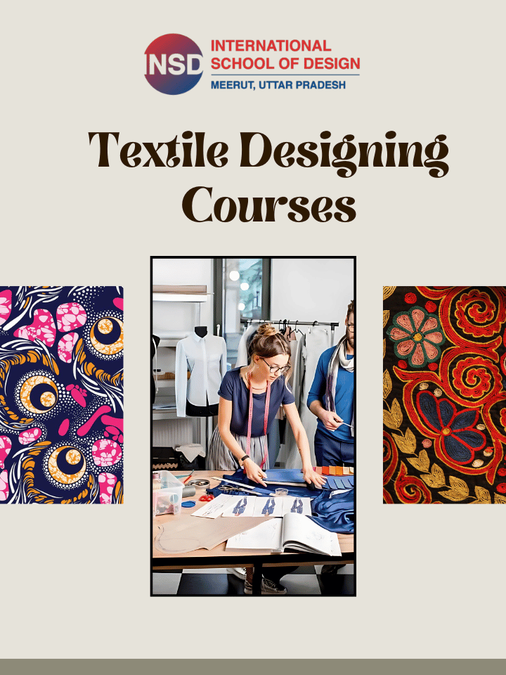 Textile designing course in Meerut for aspiring textile designers.